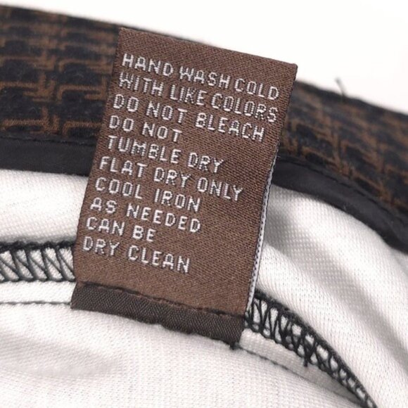 J.McLaughlin Women's Pants Size 4 Rayon Blend Stretch Brown Geometric Print - Picture 12 of 12